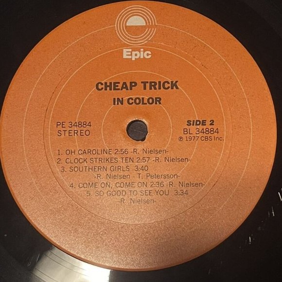 Cheap Trick vg+ original GF LP In Color and in Black and White - Picture 5 of 7